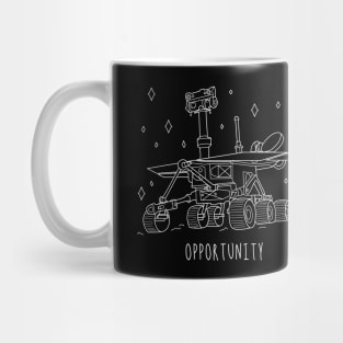 Opportunity Black Mug